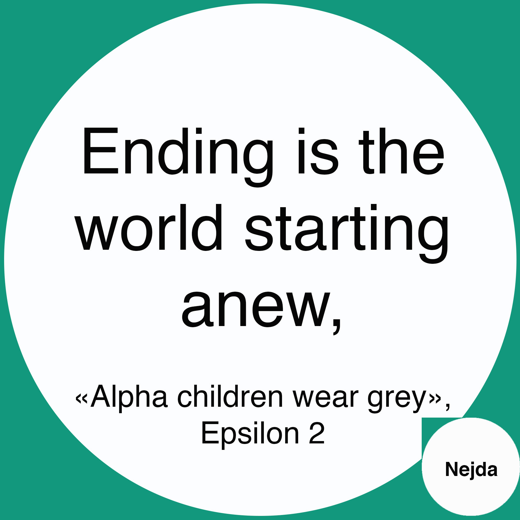 Epsilon 2 - Alpha children wear grey