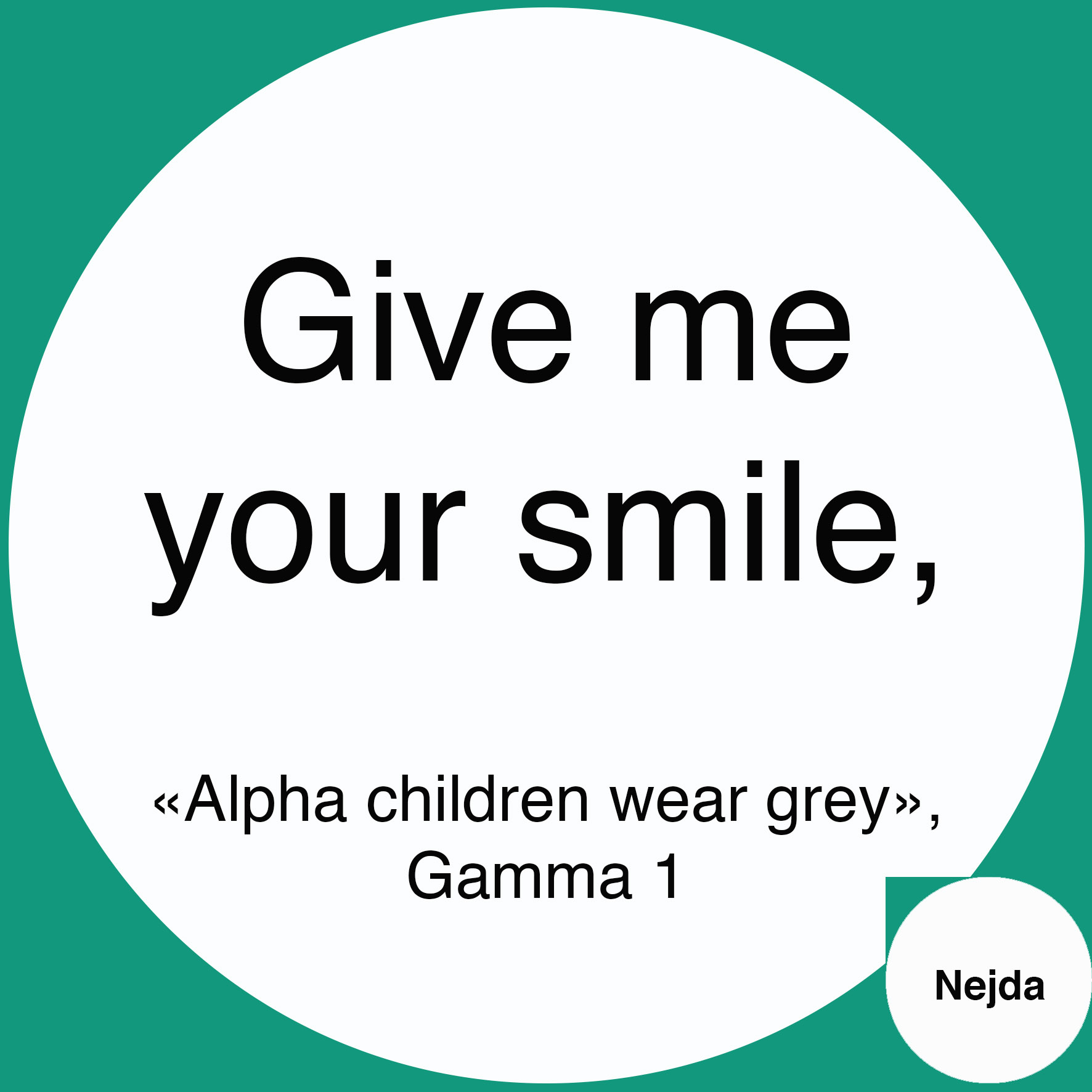 Gamma 1 - Alpha children wear grey