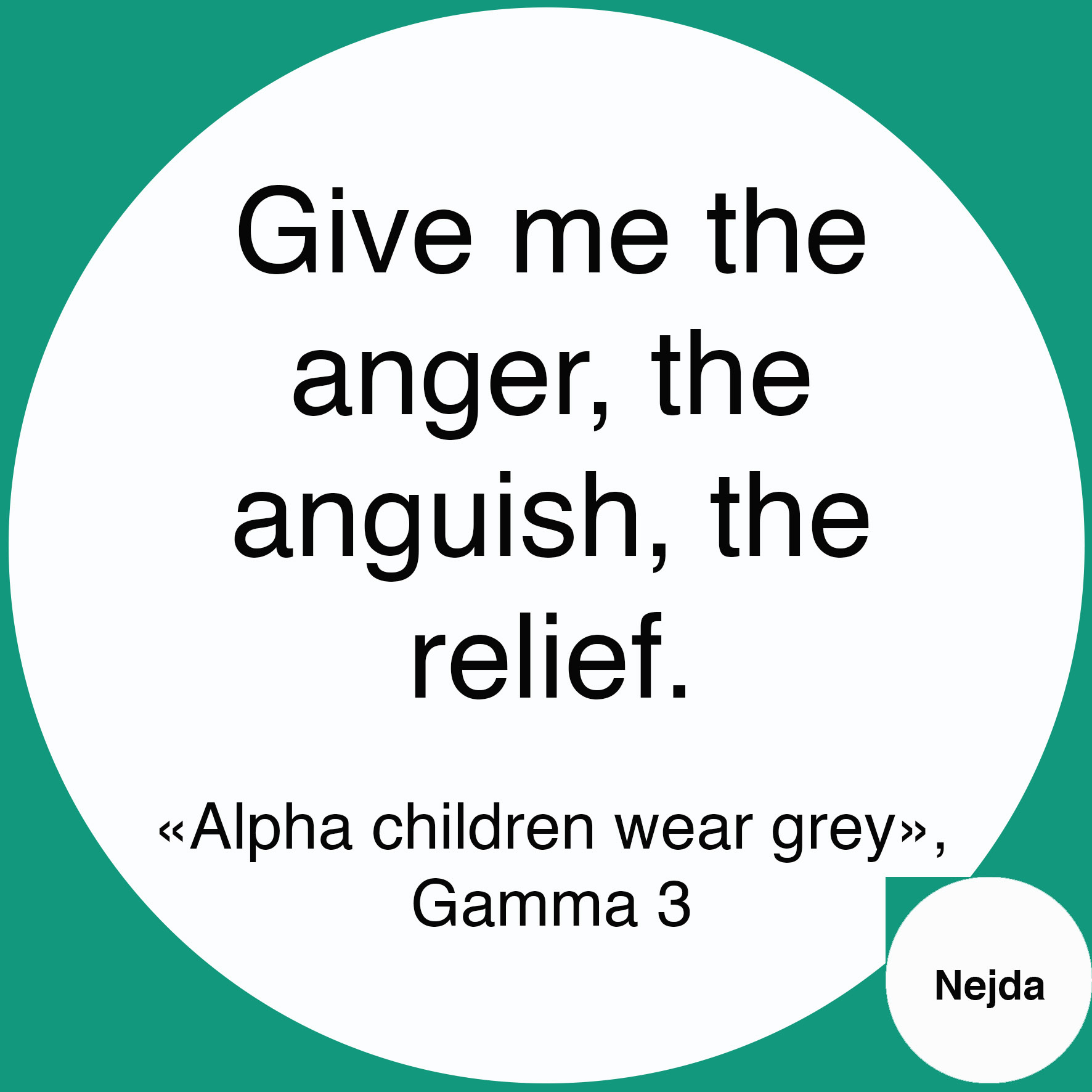 Gamma 3 - Alpha children wear grey